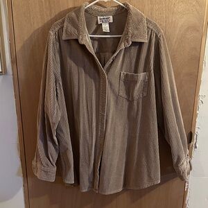Brown Corduroy Shirt